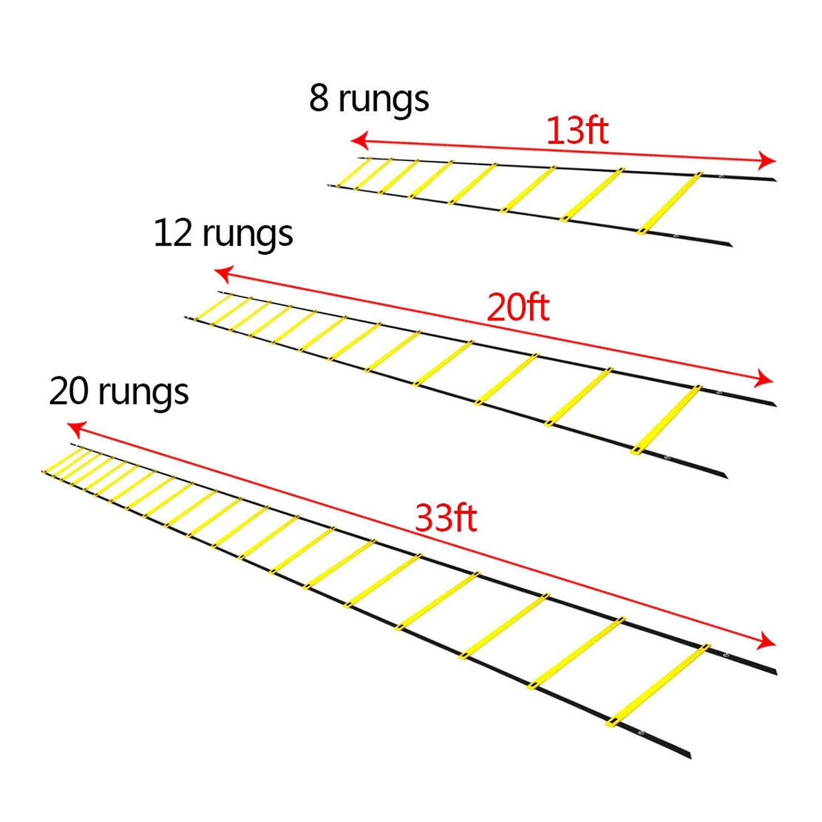 Agility Ladder Speed Training Equipment Set Improves Coordination, Speed ,Power