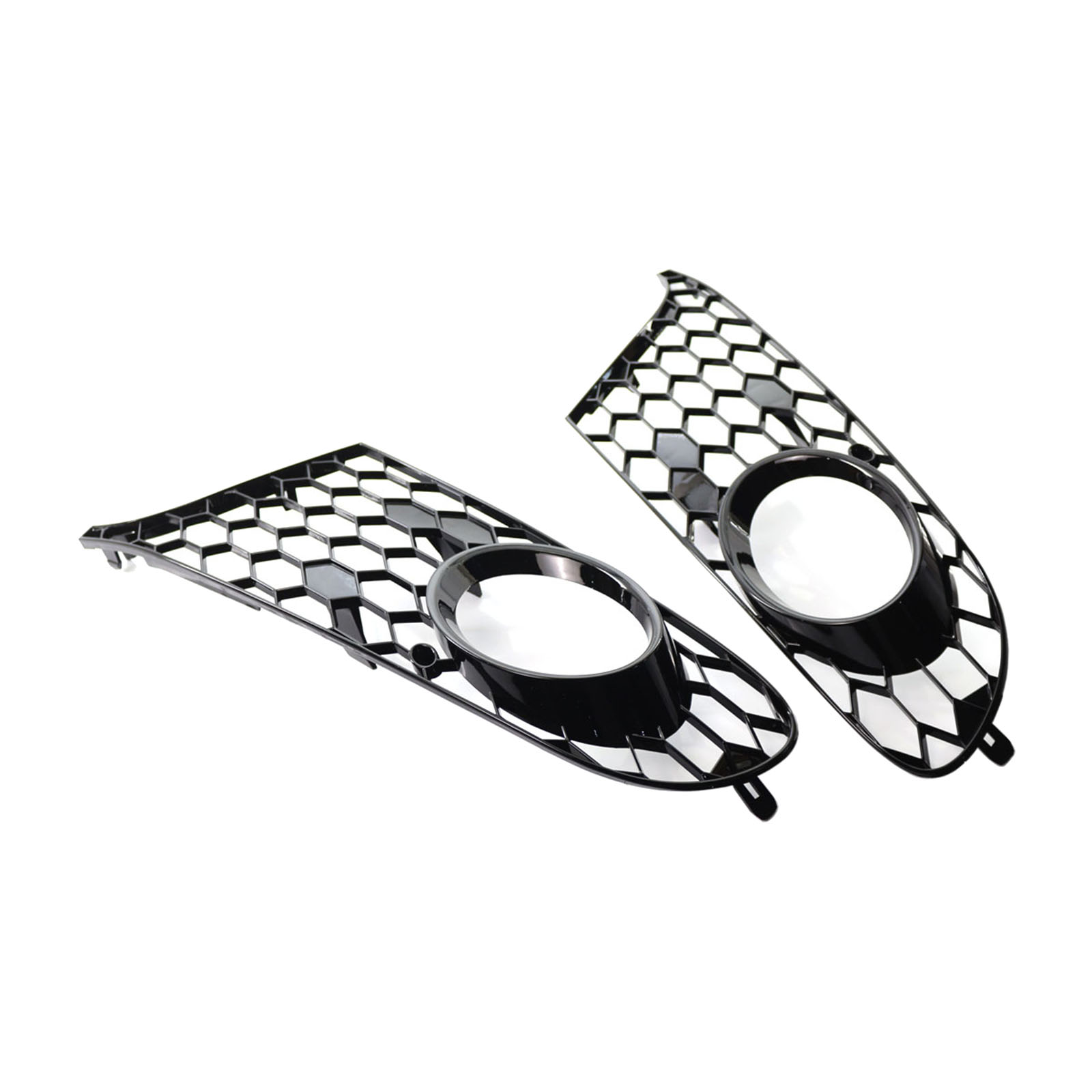 2 Piece Lower Fog Light Grille Grill Replaces fits for VW Golf 6 09-13, Durable