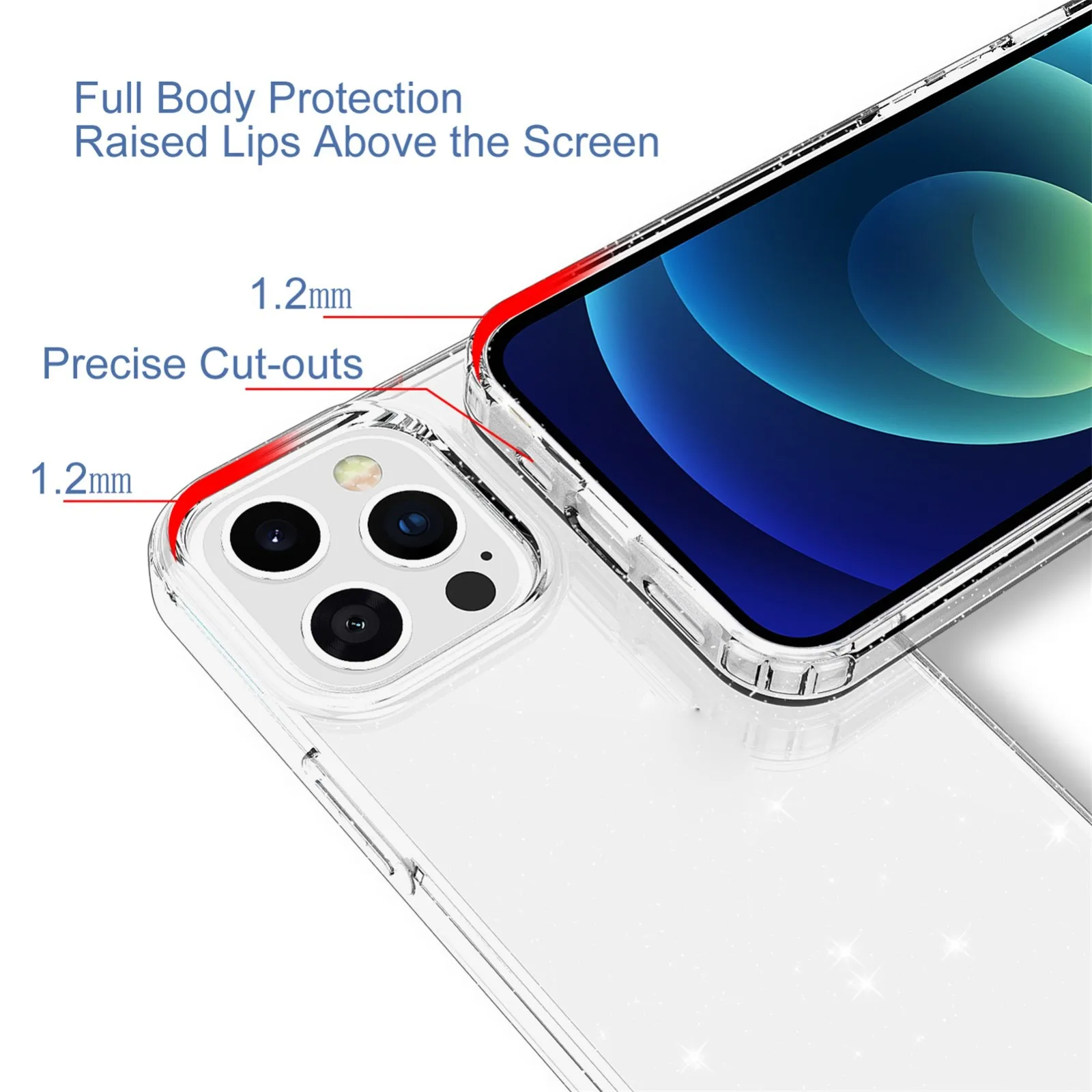 Ultra Thin Slim Clear Soft TPU Phone Case For iPhone 13 13 Pro 13 ProMax Anti-drop Transparent Mobile Phone Case For iPhone 13