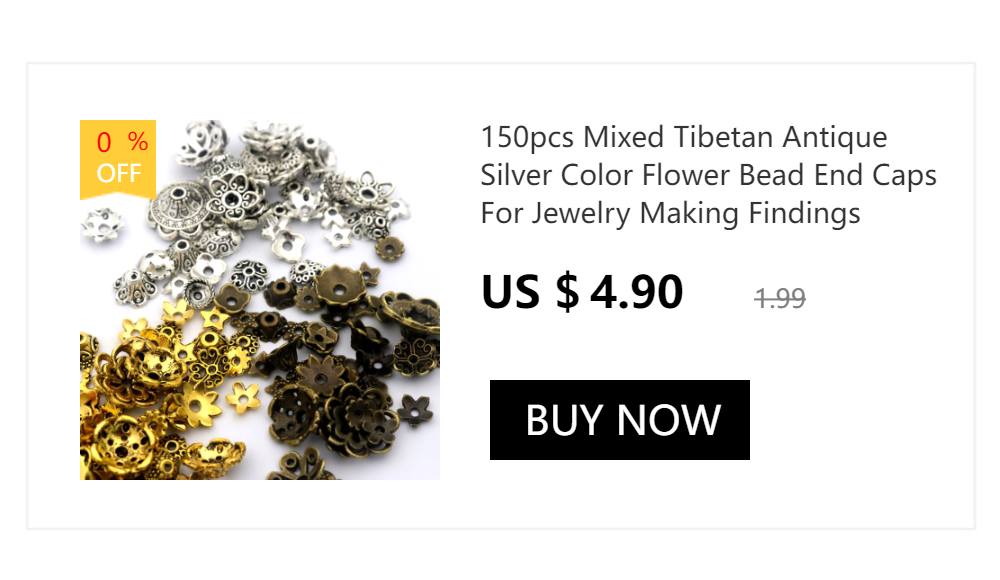 100Pcs 7x 2,2mm Clover Kreuz FlowerSparer Lose Ende Perlen Kappen für Schmuck Finden Diy Zubehör Komponenten Großhandel – Detail 13