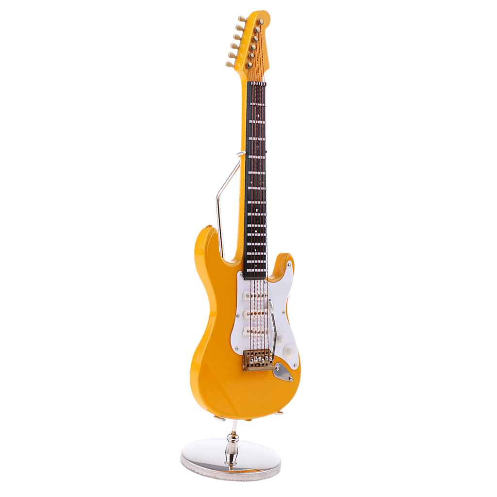 MagiDeal 1/6 Scale Wood Electric Guitar Model for 12 Inch Action Figure Accessory Kids Toys