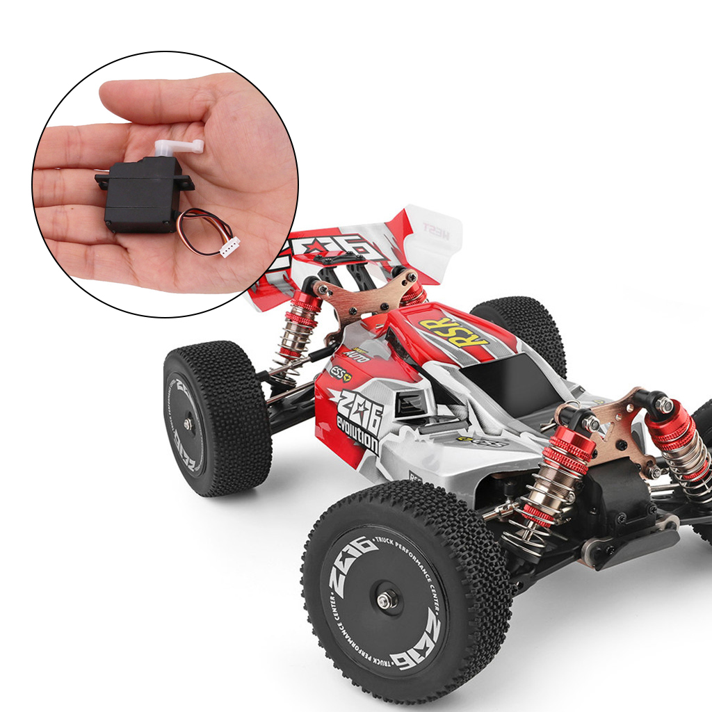 1/14 Scale RC Car 6kg Servo Steering Gear for WLTOYS 144001 1/14 Scale RC Car Parts Replacement