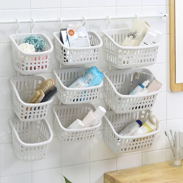 Bathroom Storage Organizer Rack Hanging Shower Caddy Basket - China Plastic  Basket, Storage Basket