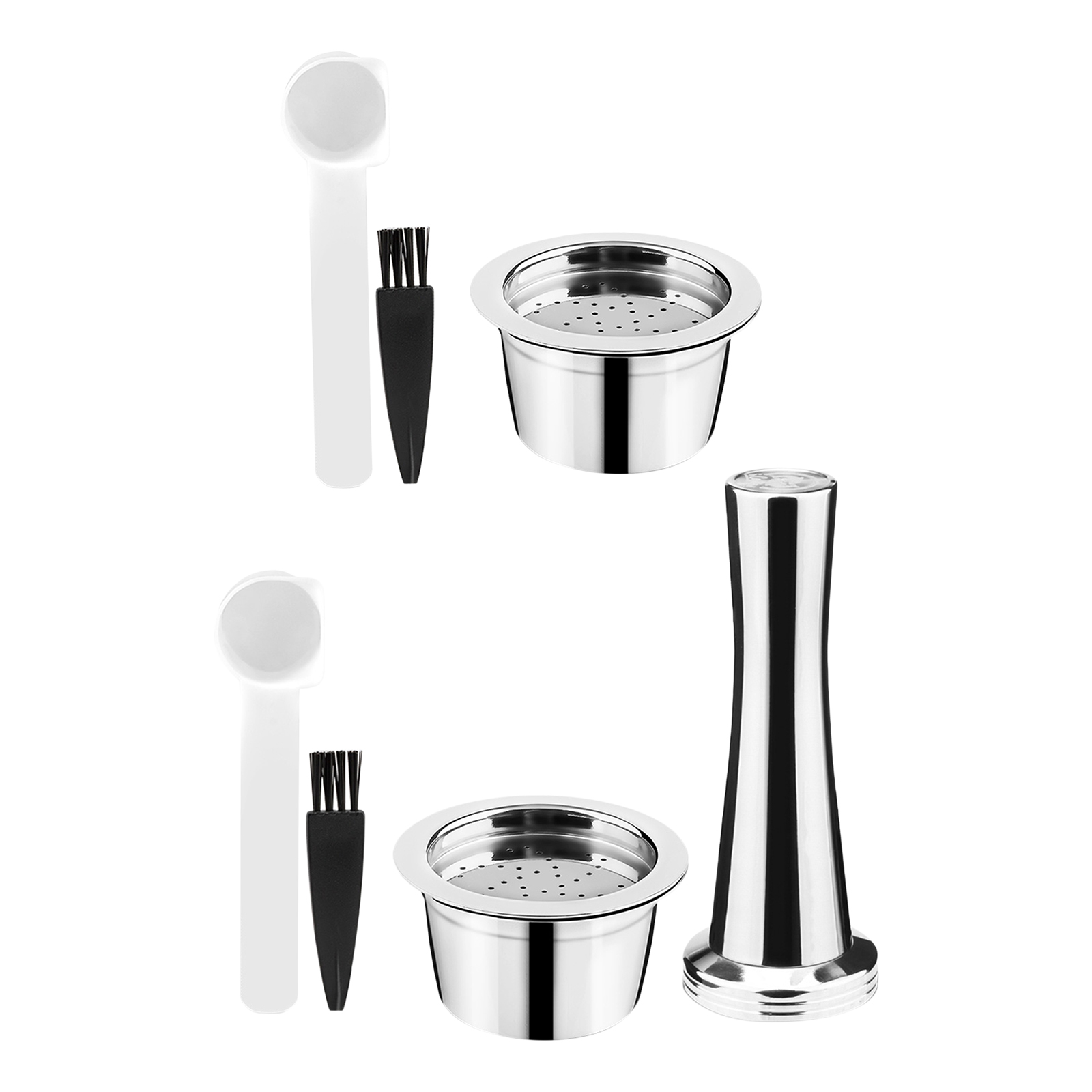 Stainless Steel Coffee Capsules  Set Fit For ALDI /  / K FEE