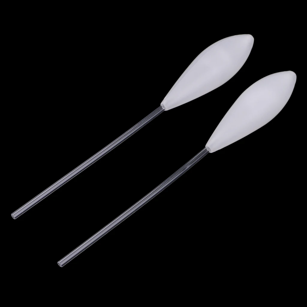 2 Pieces Acrylic Bombarda Fishing Floats for Carp Coarse Trout Bass Sea Lure Fishing Tackle Accessories 5.7g 8.4g 10g 12.6g