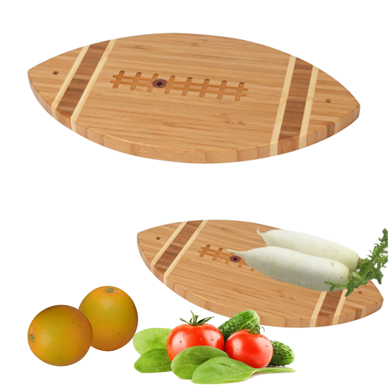 Football Shaped Serving Board Cutting Board Cheese Board  Platter Serving Tray Throwing Game Party Gifts Accessoreis