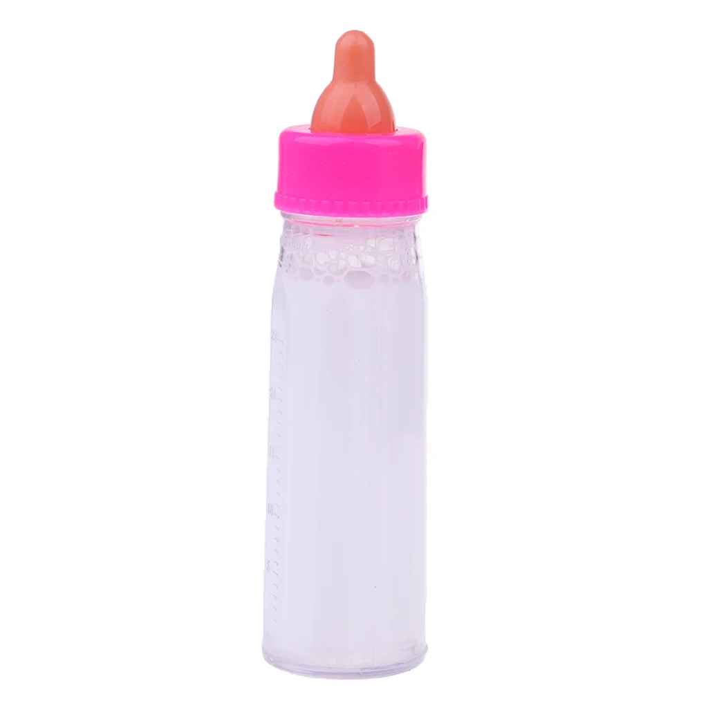 Newborn Baby Doll Feeding Bottle Reborn Milk Bottle with Pacifier Disappearing Fake Drinking Bottle (Single Bottle) Newborn Baby Doll Feeding Bottle Reborn Milk Bottle with Pacifier Disappearing Fake Drinking Bottle (Single Bottle)