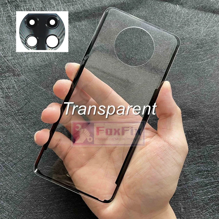 iphone phone frame Rear Back Cover For Xiaomi Mi 10T Lite Back Cover Glass Panel Battery Door Housing Case With Camera Lens Replacement Transparent housing mobile phone