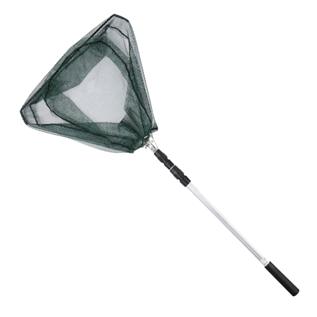 Foldable Fly Fishing Net Aluminium Alloy Catch and Release Fish Keeper Tools