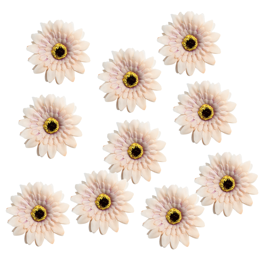 10pcs Large Artificial Silk Daisy Flower Heads DIY Scrapbooking Flower Kiss Ball