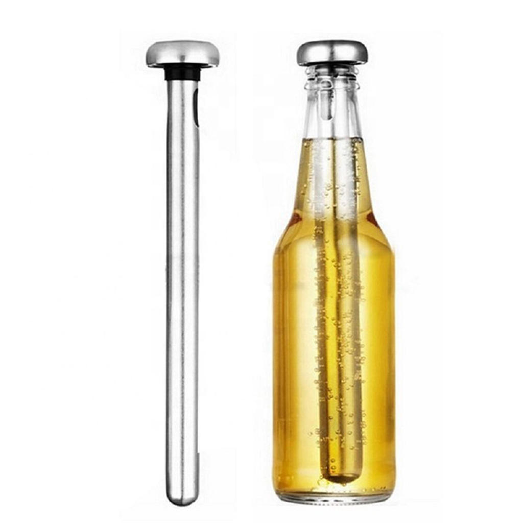 Beer Chiller Sticks for Bottles Cool Stuff Ice Drinks Wine Cold Beer Bottle Chiller for Gifts for Men Dad Husband Birthday Gift