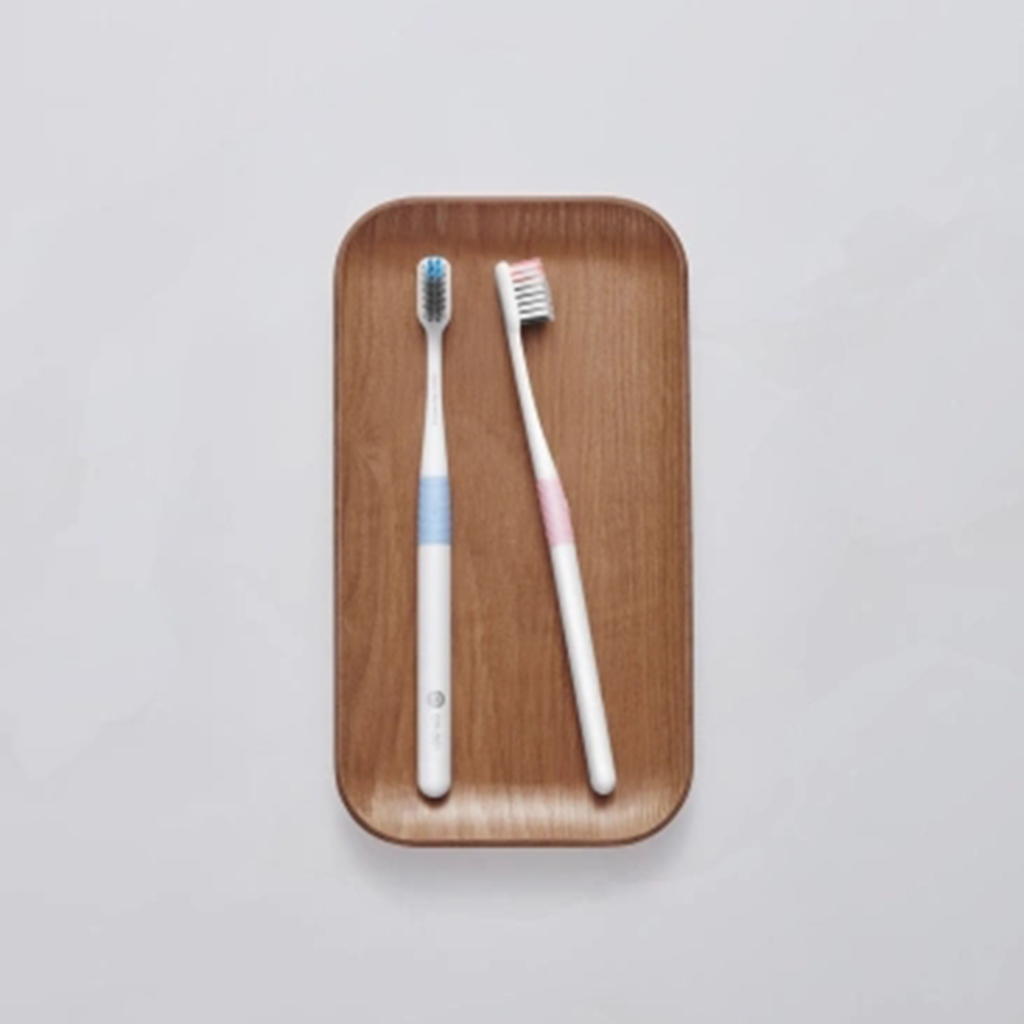 Pink Travel Bristle Toothbrush Oral Care Tooth Brush Support Bass Method