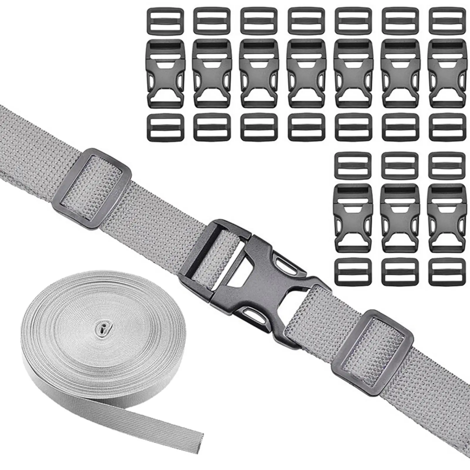 Adjustable Tie Down Straps, Lashing Straps, Adjustable Buckle Tie-Down Straps for Motorcycle, Cargo, Truck,Trailer, Luggage