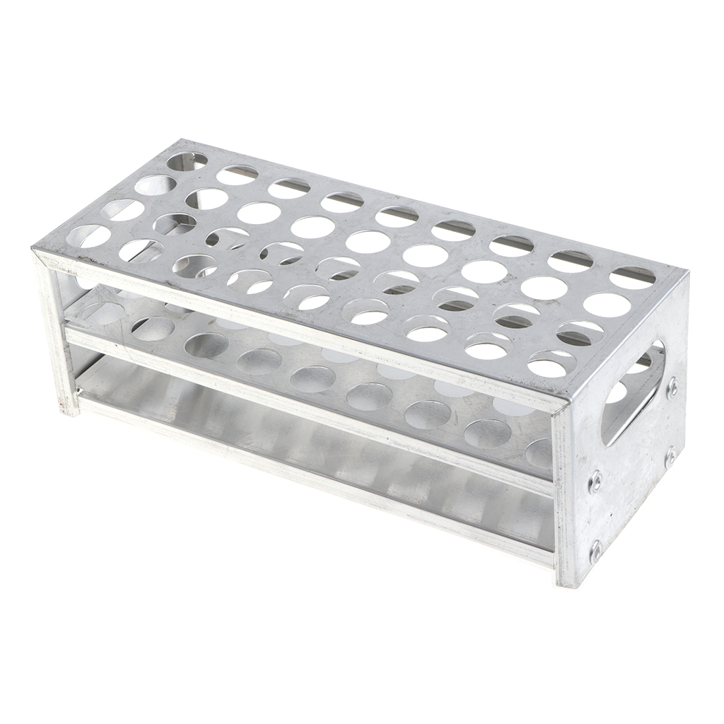 Aluminum Test Tube Rack For Lab Testing Shot Glasses Tube Spice Display 