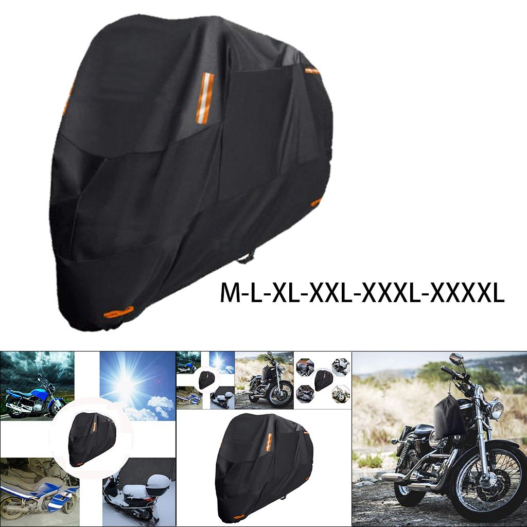 Motorcycle Cover Waterproof Night Reflective Outdoor Indoor ,360 Full Protection