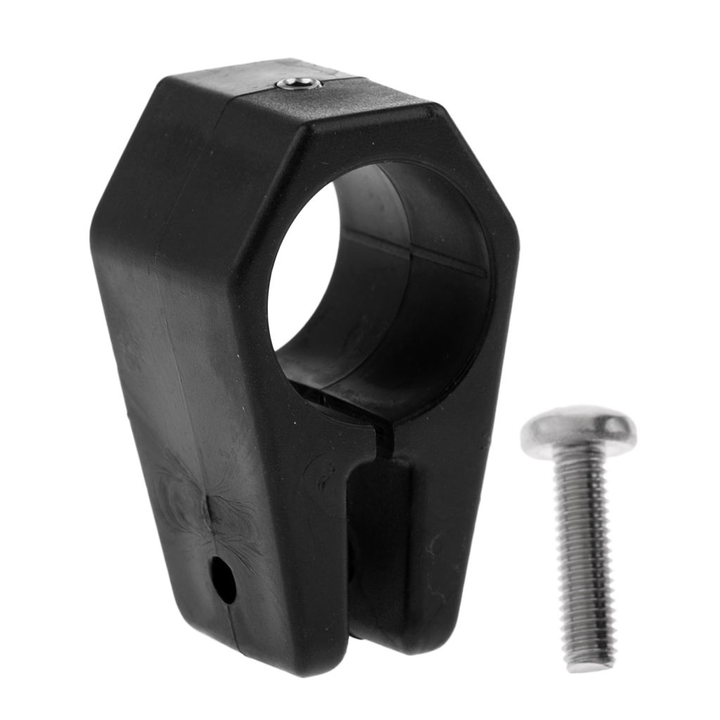 MagiDeal Bimini Top Jaw Slide Black Nylon Round Tubing Hardware Fits 1