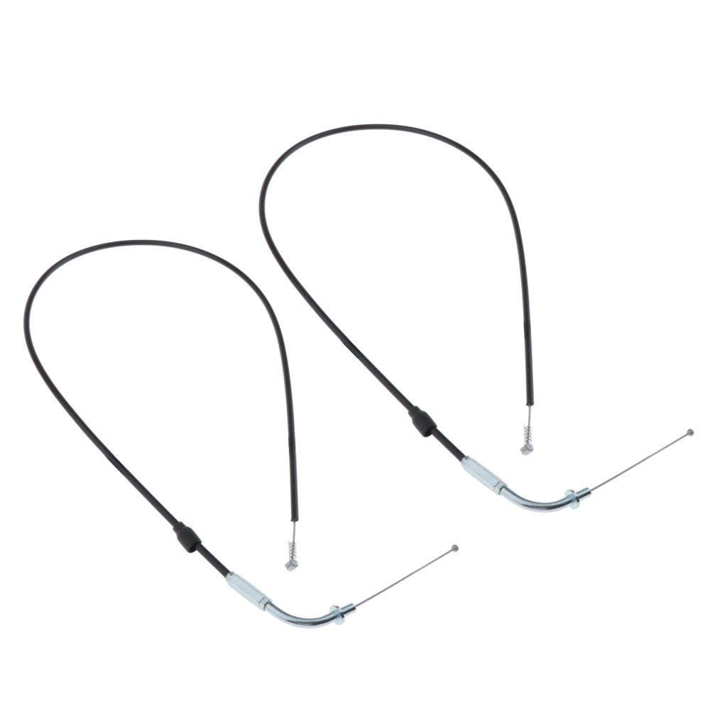 2pcs Motorcycle Throttle Cable Line Assembly for Harley  XL1200 XL883 1200 883, 110cm 43.3
