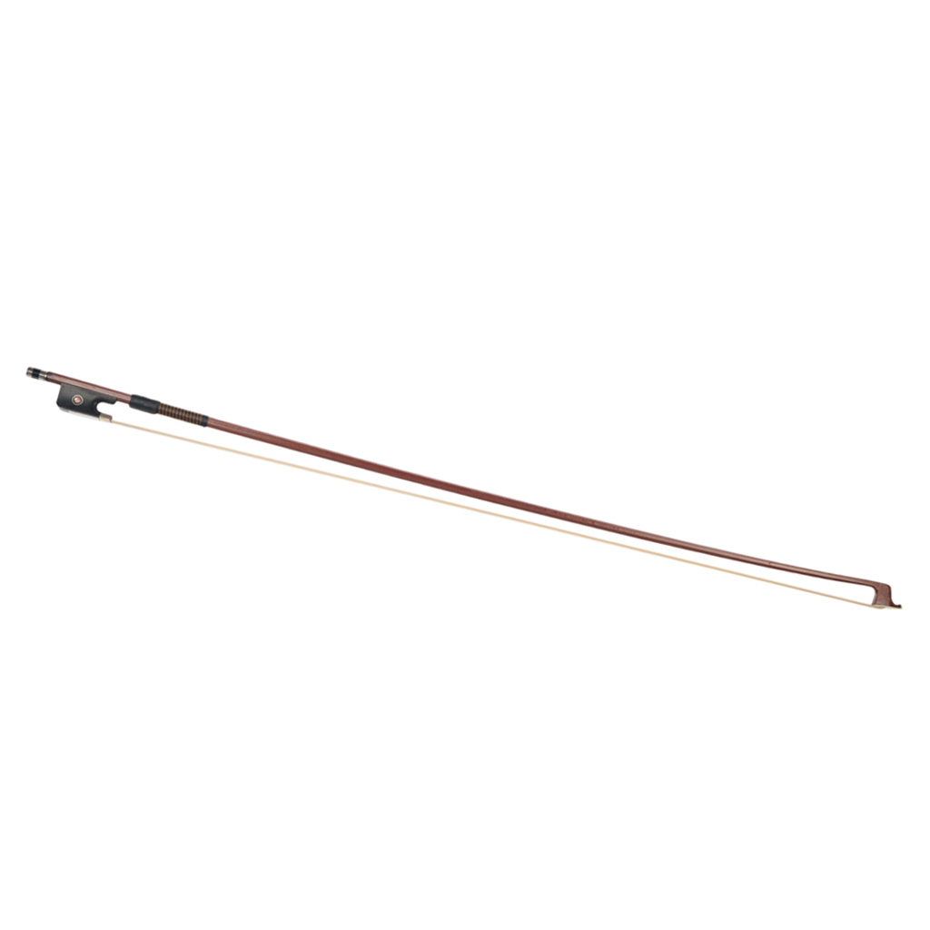Brazilwood Stick Horsehair Viola Bow for Great Performance, 15-16inch