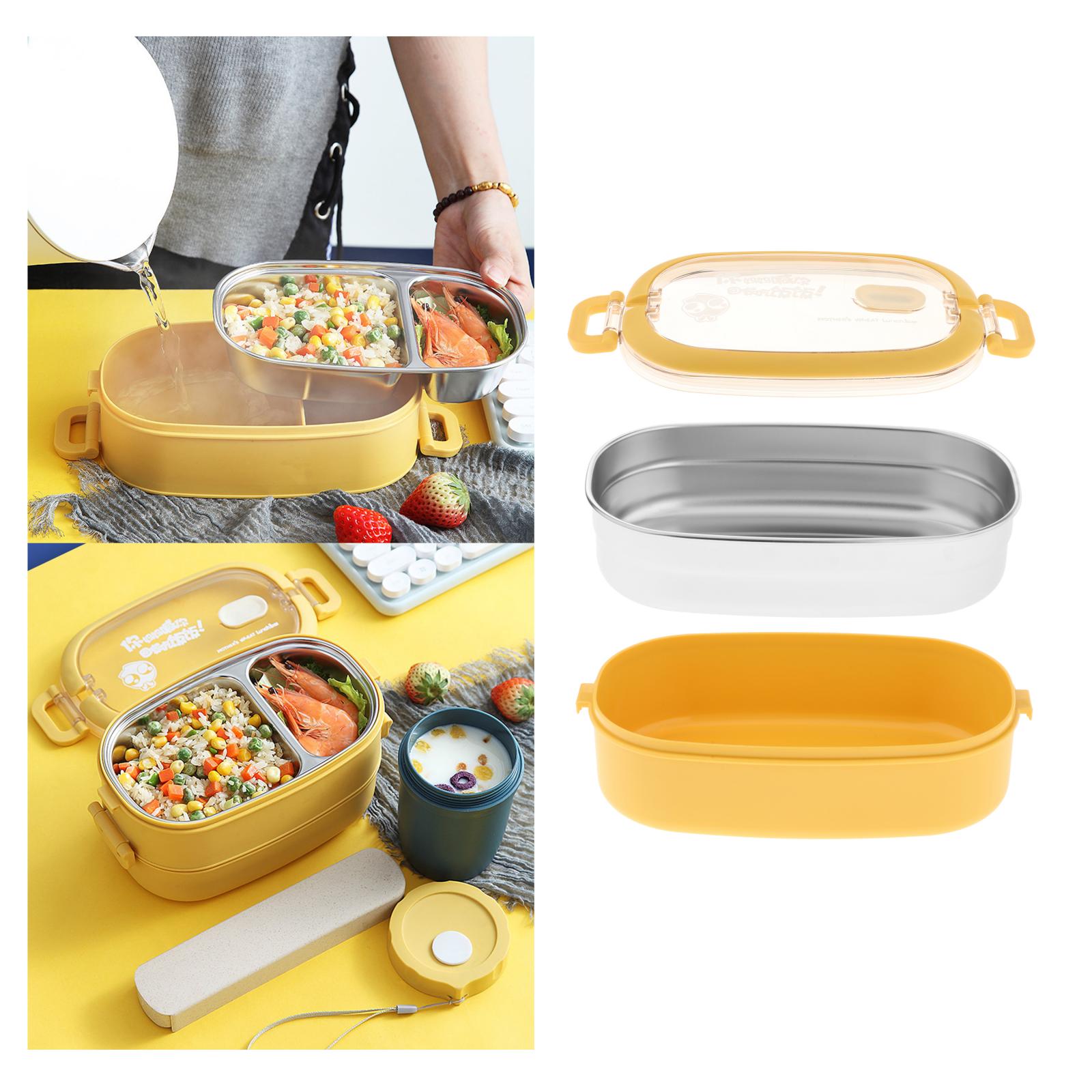 Portable Bento Box Leakproof BPA Free Outdoor Lunch Box Large Capacity for Children with Compartment School Camping Travel