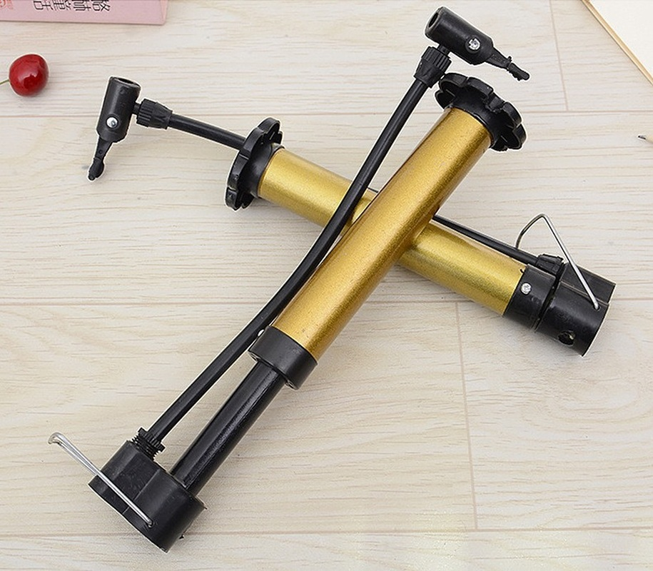 Pompe à pied pour vélo (double cylindre