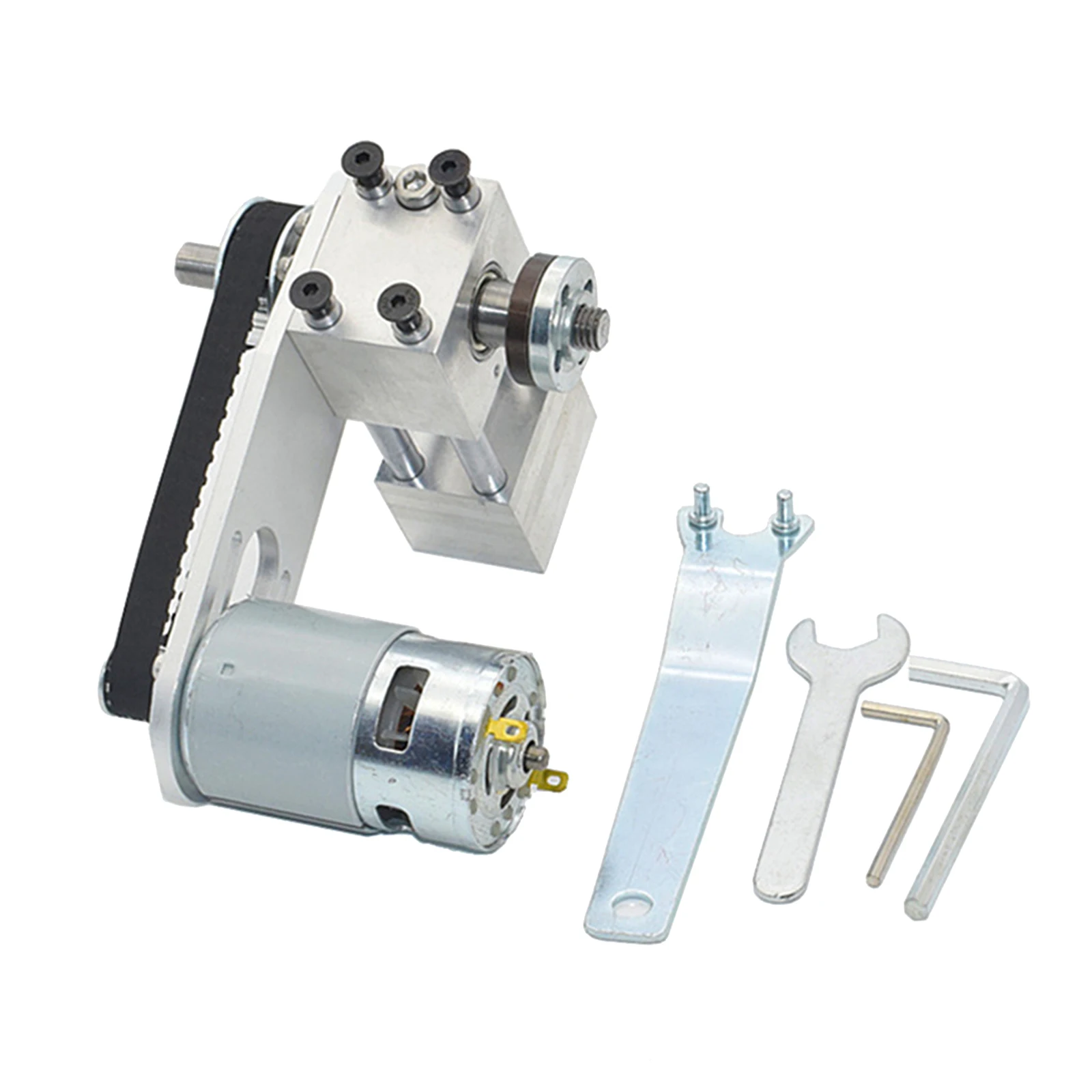 Mini Table Saw Lifting Spindle Assembly,DIY Woodworking Cutting Polishing Spindle with Motor ,Small Table Saw Accessories Set