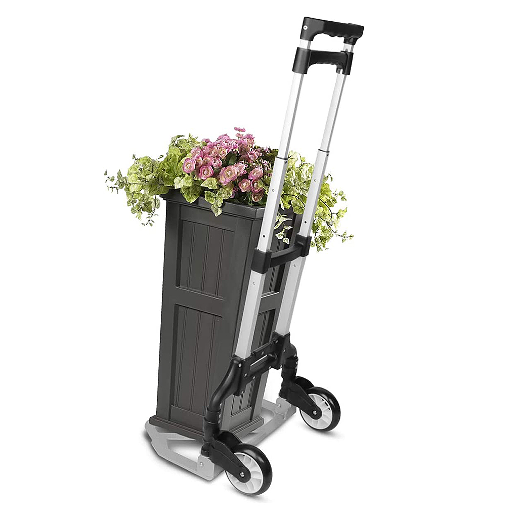 160 lbs Folding Hand Truck Wheel Barrow Cart Trolley for Shopping Delivering