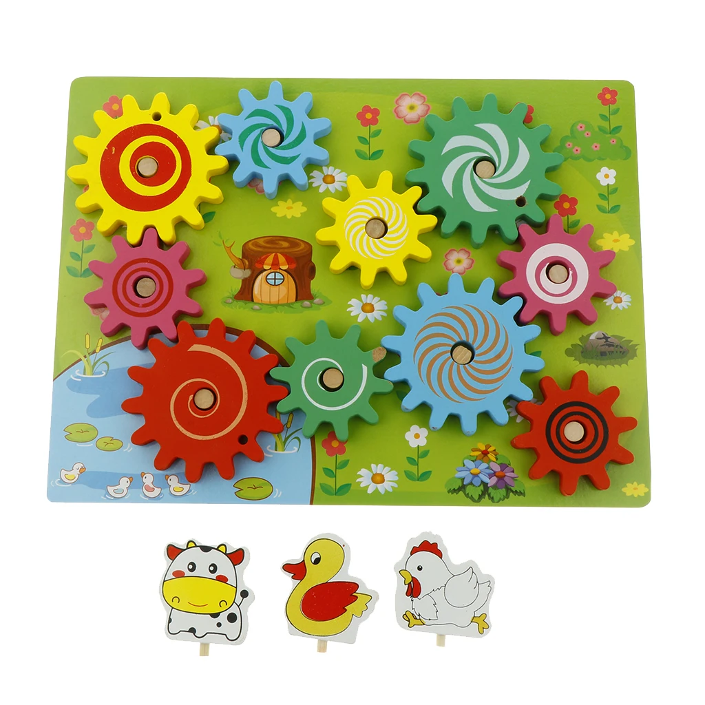 Building Block Gears Puzzle Bricks Educational Game For Children Baby Toy