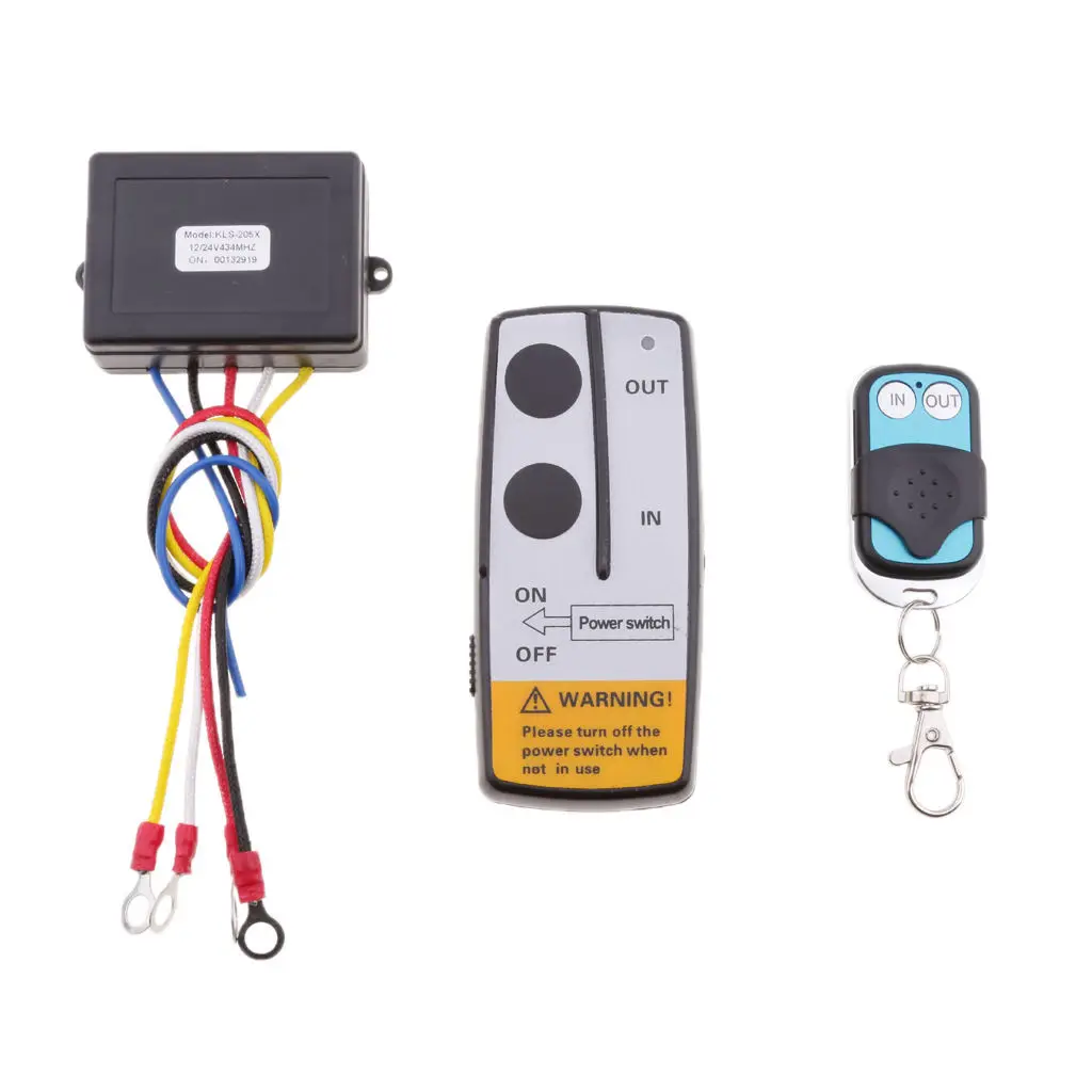 Car UTV SUV Wireless Winch Remote Receiver Switch Conversion Kit KLS-205/2