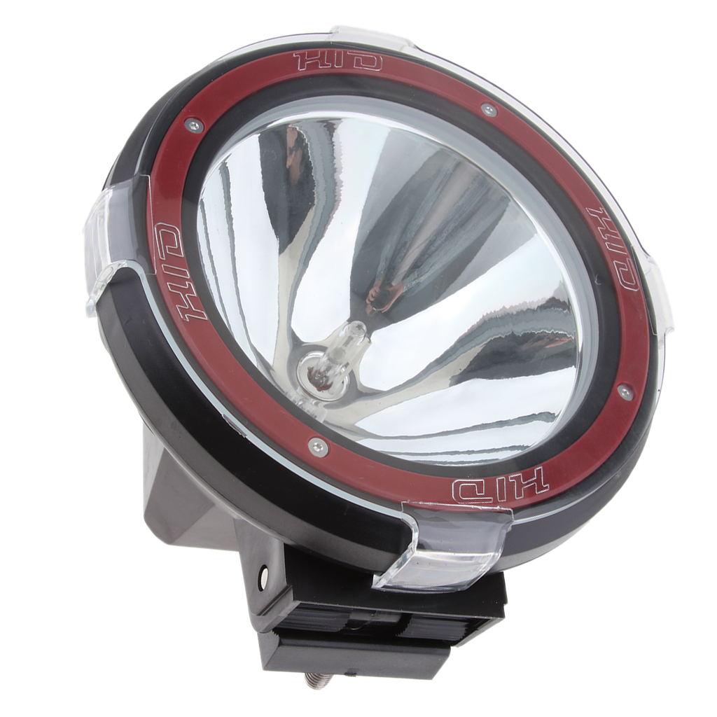 7 Inch 100W Jeep HID Driving Lights Xenon Spotlight Work Lamps 4WD 12V Red