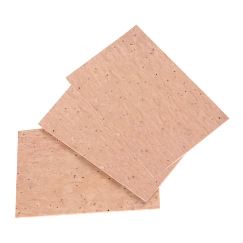 3x Natural Sax Saxophone Neck Cork Sheet 6x4x0.2cm For Professional DIY Part