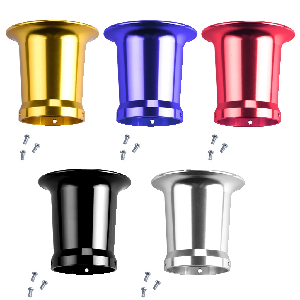 50mm Carburetor Air Filter Cup Horn Speed Stacking Funnel Air Inlet Air Collecting Cup Replace Parts Accessories Aluminum Alloy