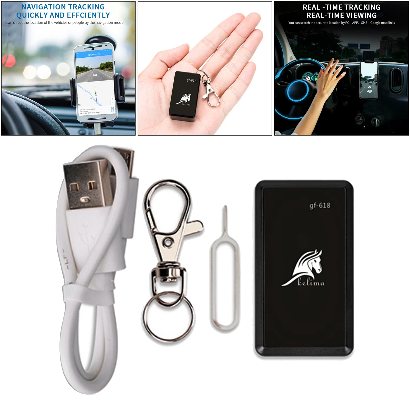 High Performance  Bluetooth Tracker 10meters Precision for Car Vehicle