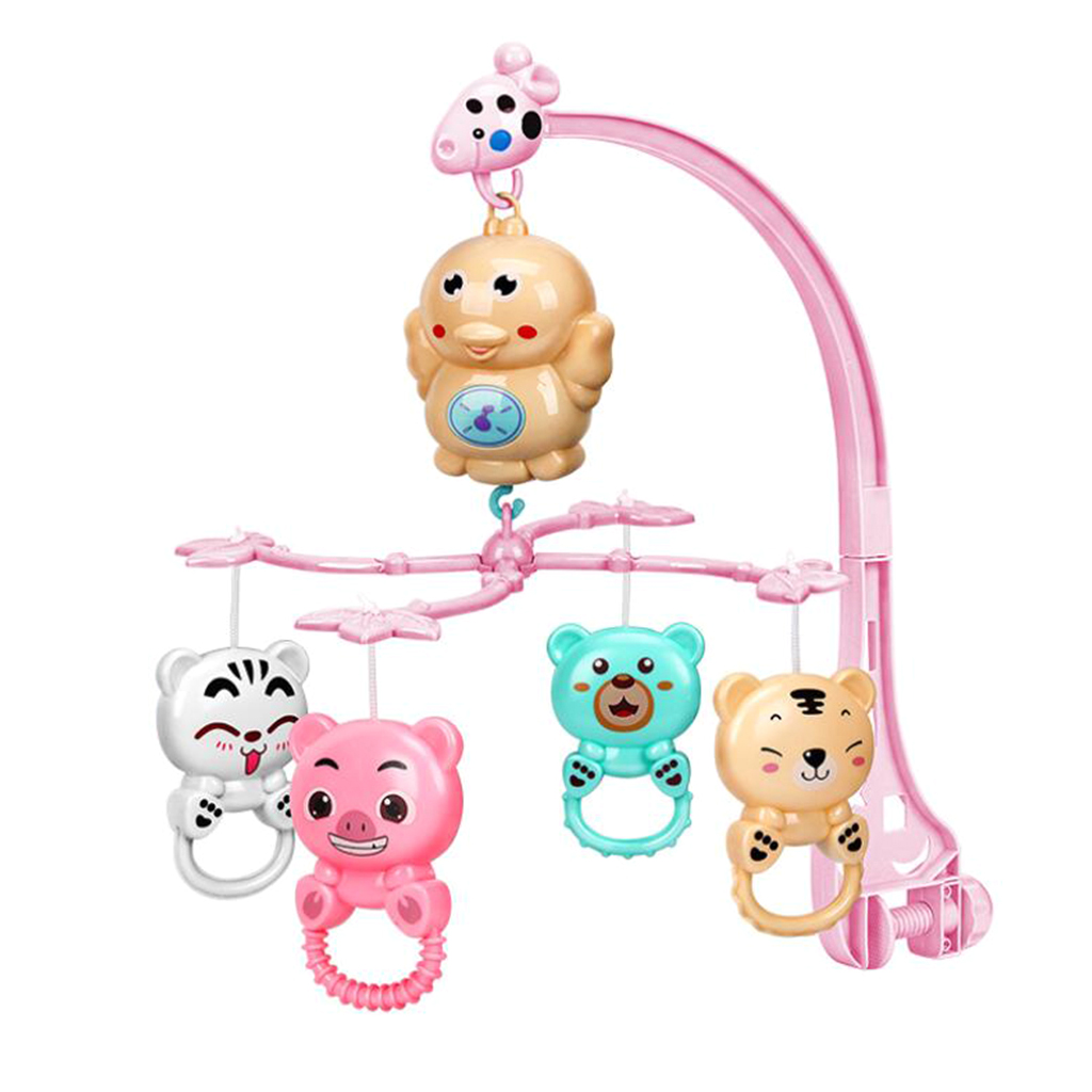 Musical Baby Mobile for Crib with Animal Toys Set, Unassembled Kit