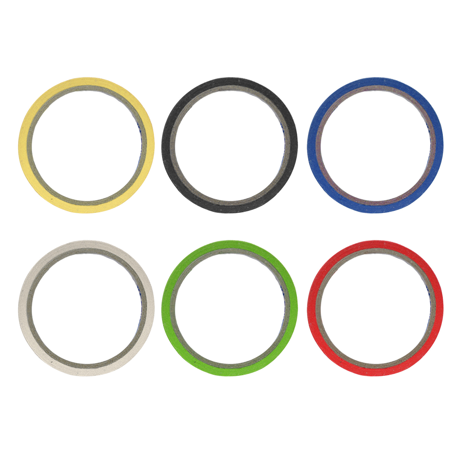 10 Rolls Colored Whiteboard Art Tape Arts Self-Adhesive Pinstriping Masking Tape Graphic Chart Tape for Dress Forms