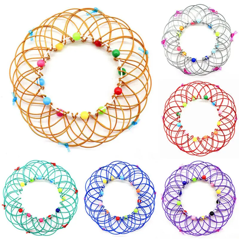 Details about   Magic Flow Ring 3D Toy Multiple Changes Mandala Flower Basket Toys Kids Gifts US 