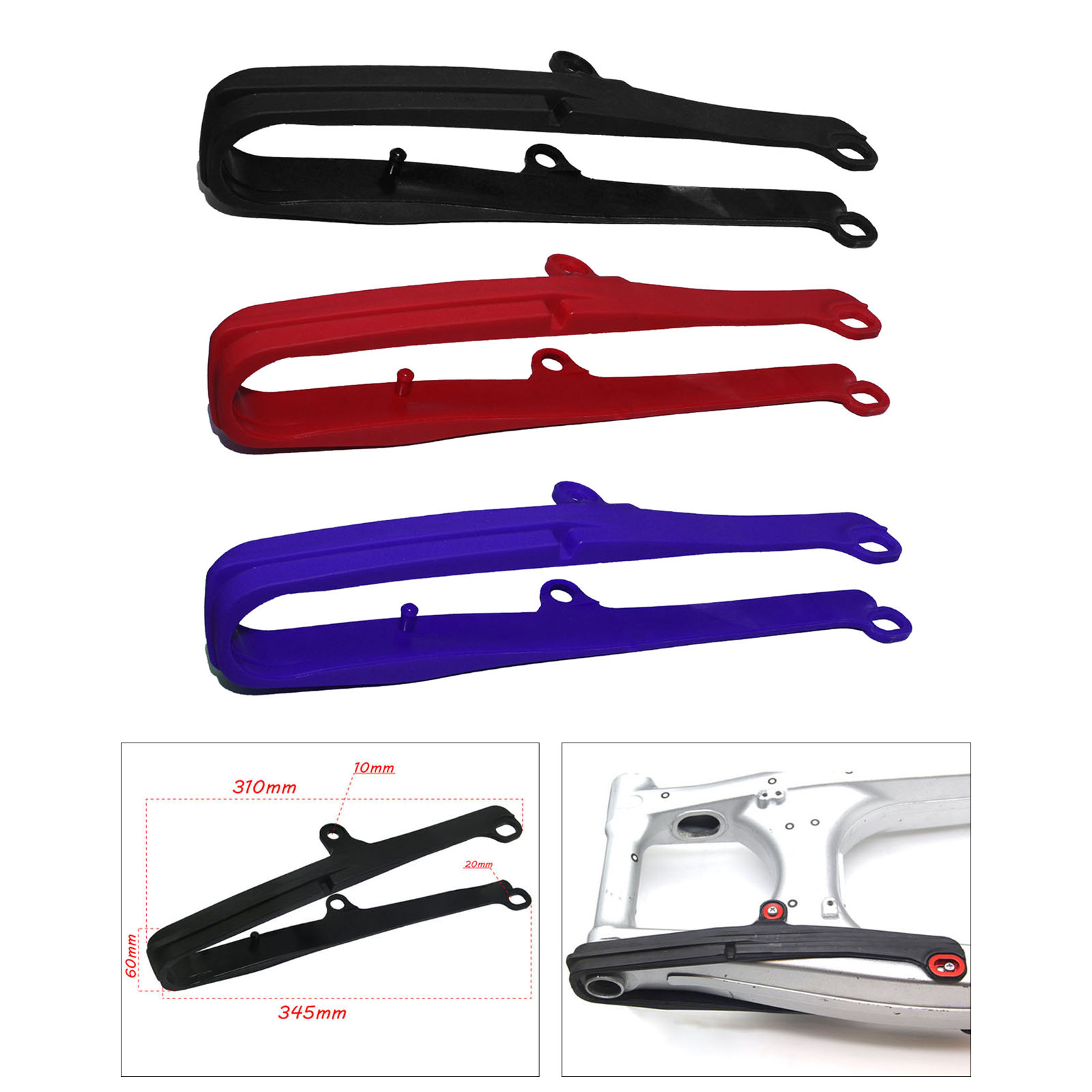 Plastic Honda Swing Arm Rear Chain Guide Slider for HONDA CRF250RL CRF250LA