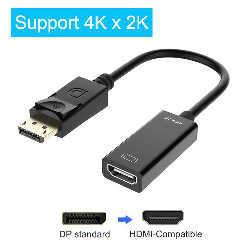 Title 1, 4K DisplayPort zu HDMI-kompatibel Adapter Konve...