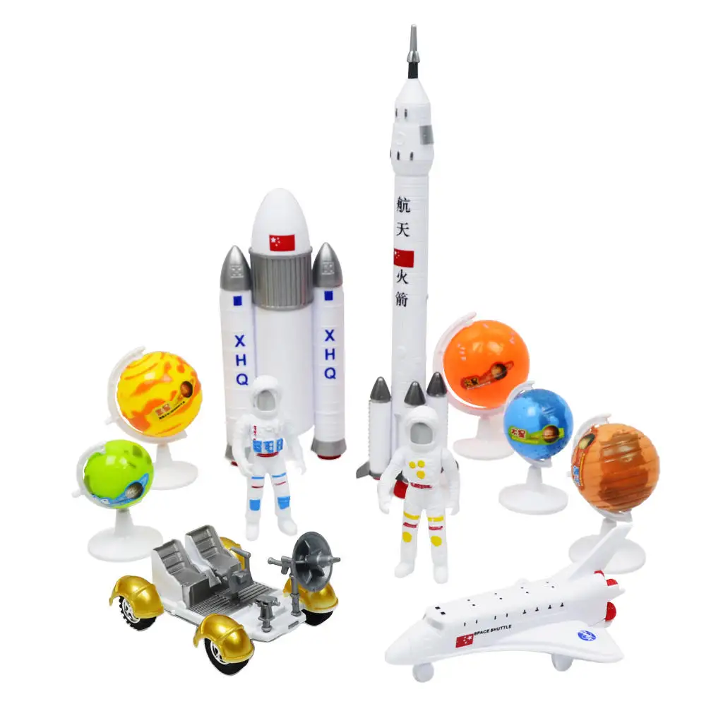 Space Exploration Toy Suit Aviation Rocket Planet Model Toys Age 3+