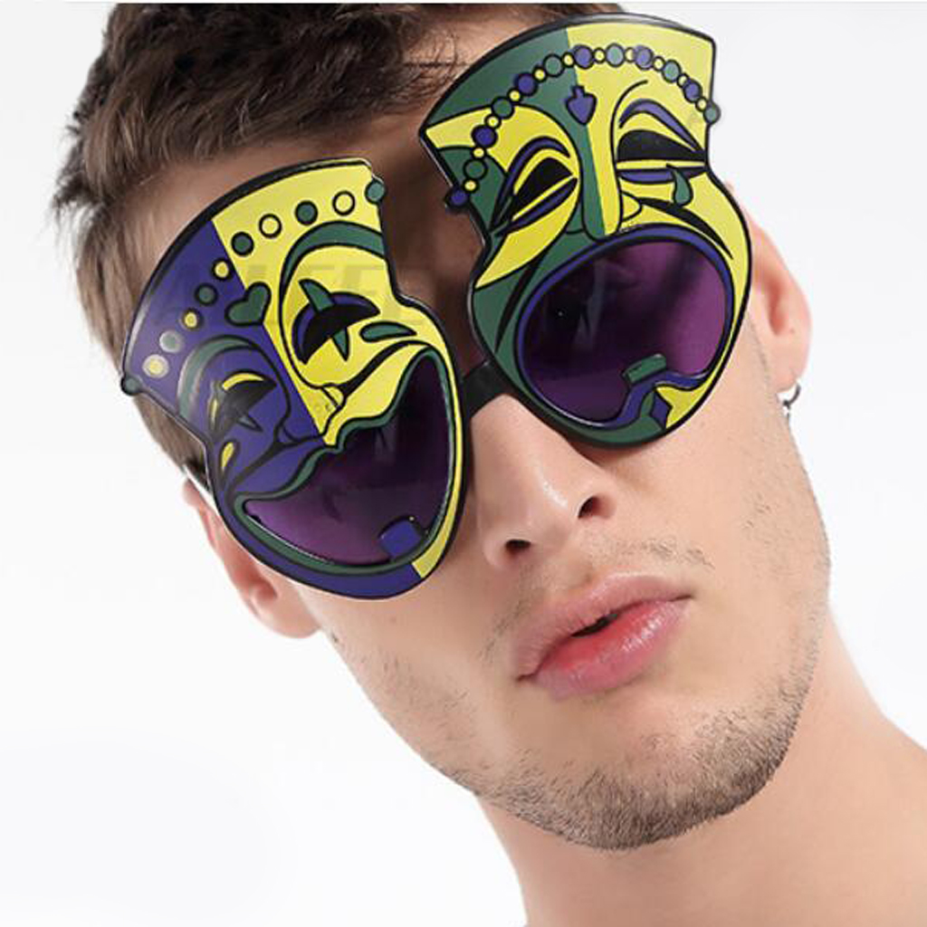 Party Funny Grimace Eyeglasses Halloween Novelty Sunglasses for Masquerade Costume Props