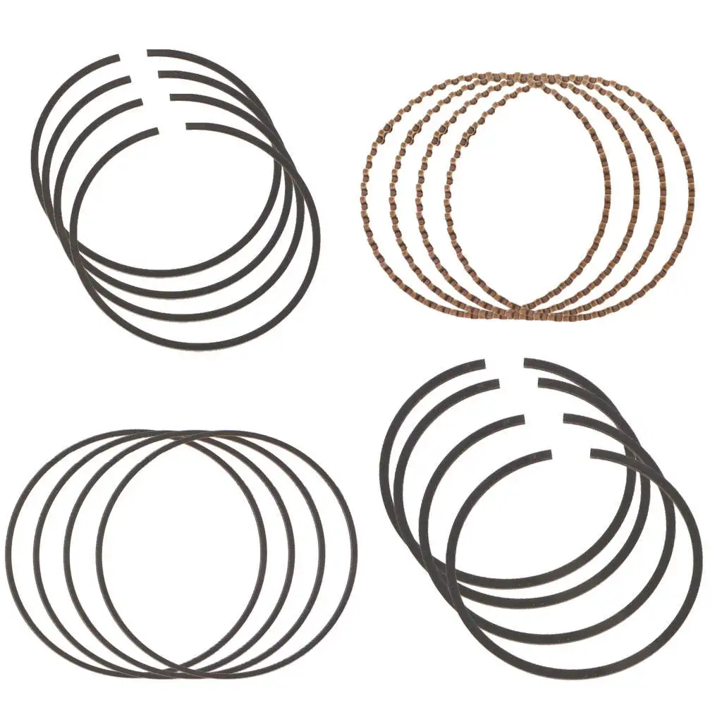 Engine Piston Ring Set (.50mm Over Size ) for Honda Civic Ex, Si 1.6l Sohc 16v Vtec D16z6 1992 - 1995