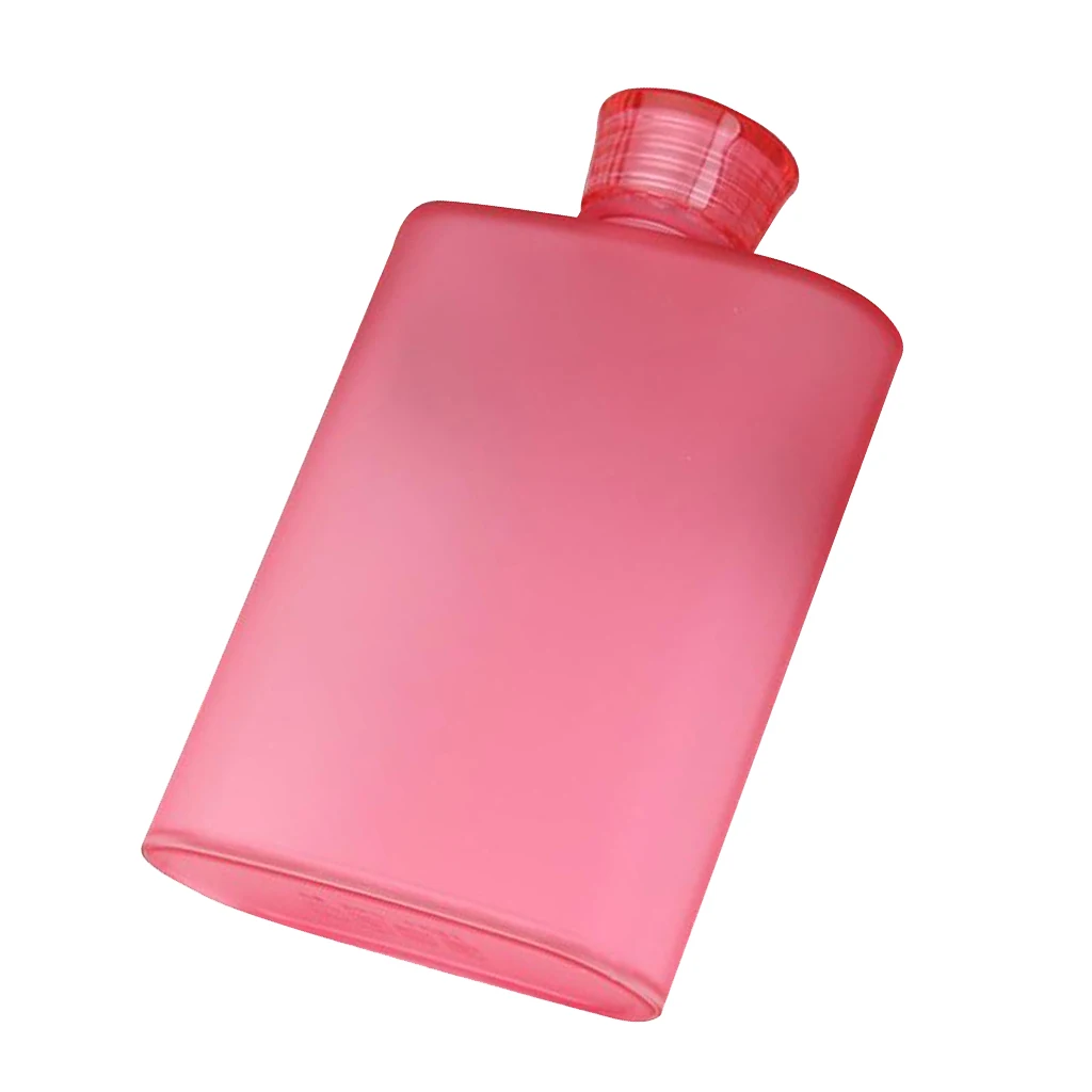 MagiDeal Plastic Hip Liquor  Alcohol Flask Cap Pocket Water Bottle