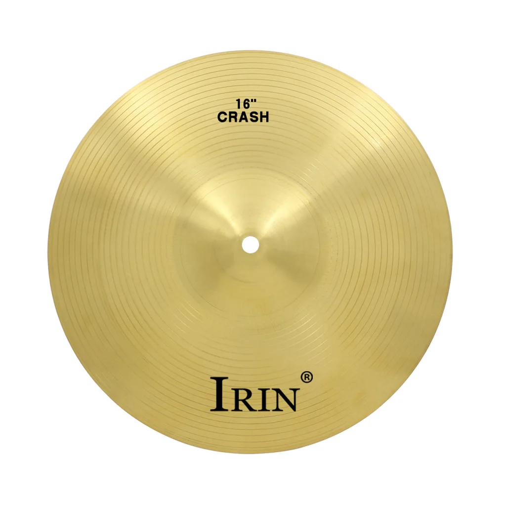 16 Inch Brass Crash Ride Cymbal Hi Hat Cymbals for Drum Percussion Musical Instrument Set 400 x 400 x 30mm