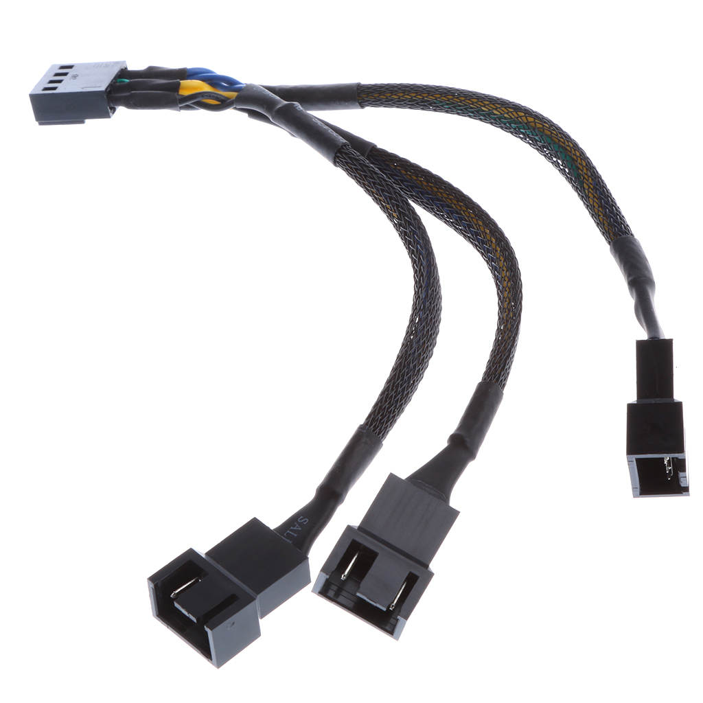 15cm 4 pin PMW Fan Y Splitter  Extension Cord 1 to 3 Fan Line