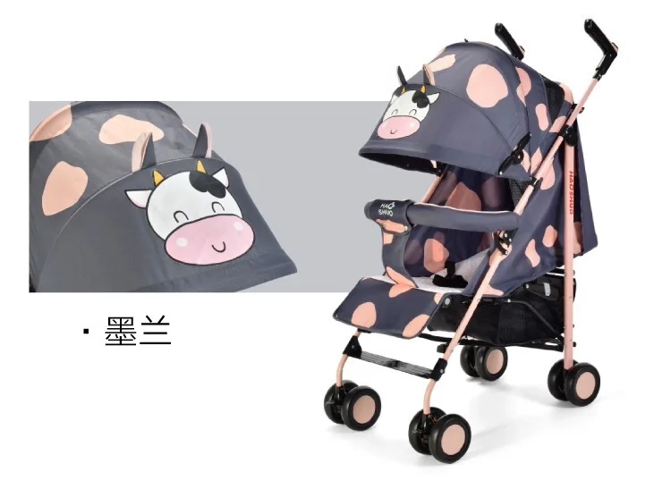 padrão de desenhos animados, carrinho de bebê infantil, leve