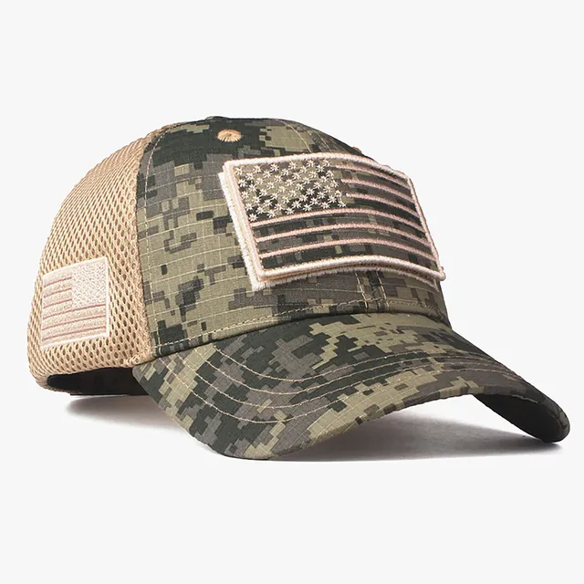 Army Camo Hats Men's Women's Camouflage Baseball Cap Outdoor US