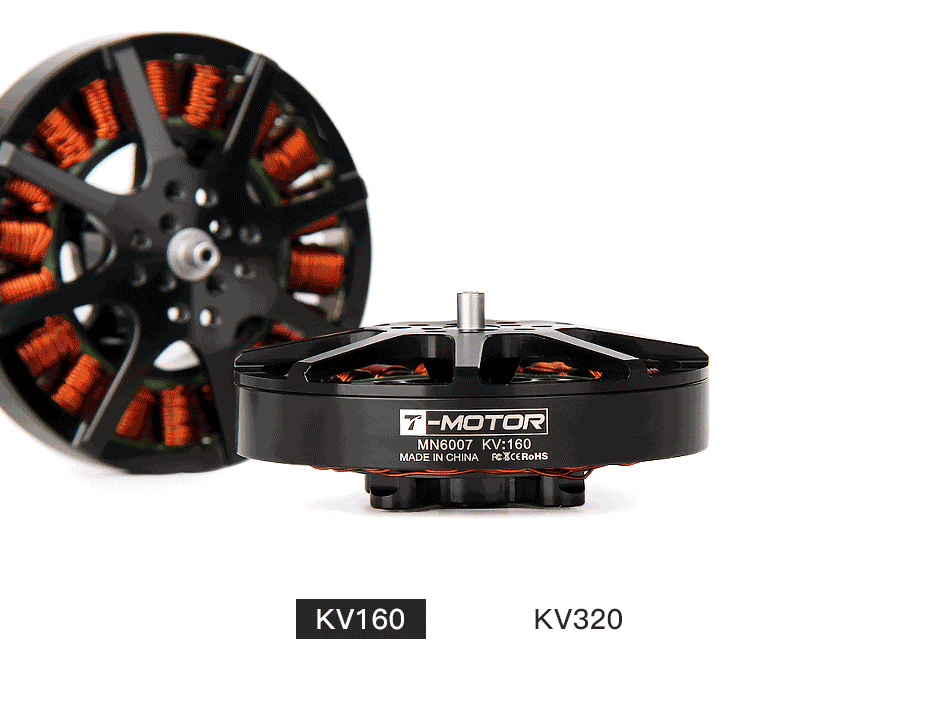 Eficiência do Motor do Rotor do Eixo Ultra-baixo Peso Mudar Mais Longa-resistência Uavs Mn6007 9 Ultra-baixo peso mudar mais eficiência do motor