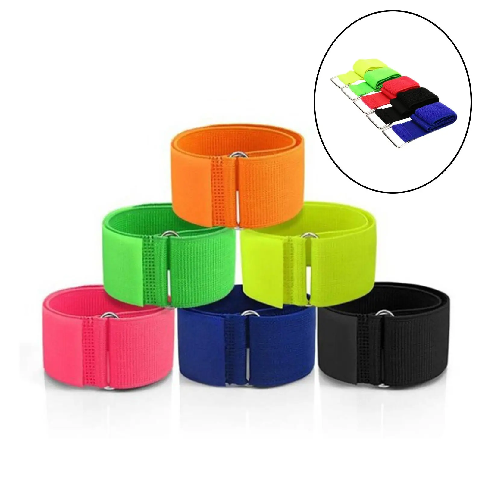 5 Pieces Firm Relay Race Game Bands Birthday Party Games Christmas Game Carnival Relay Race Game Race Bands for Adult Family