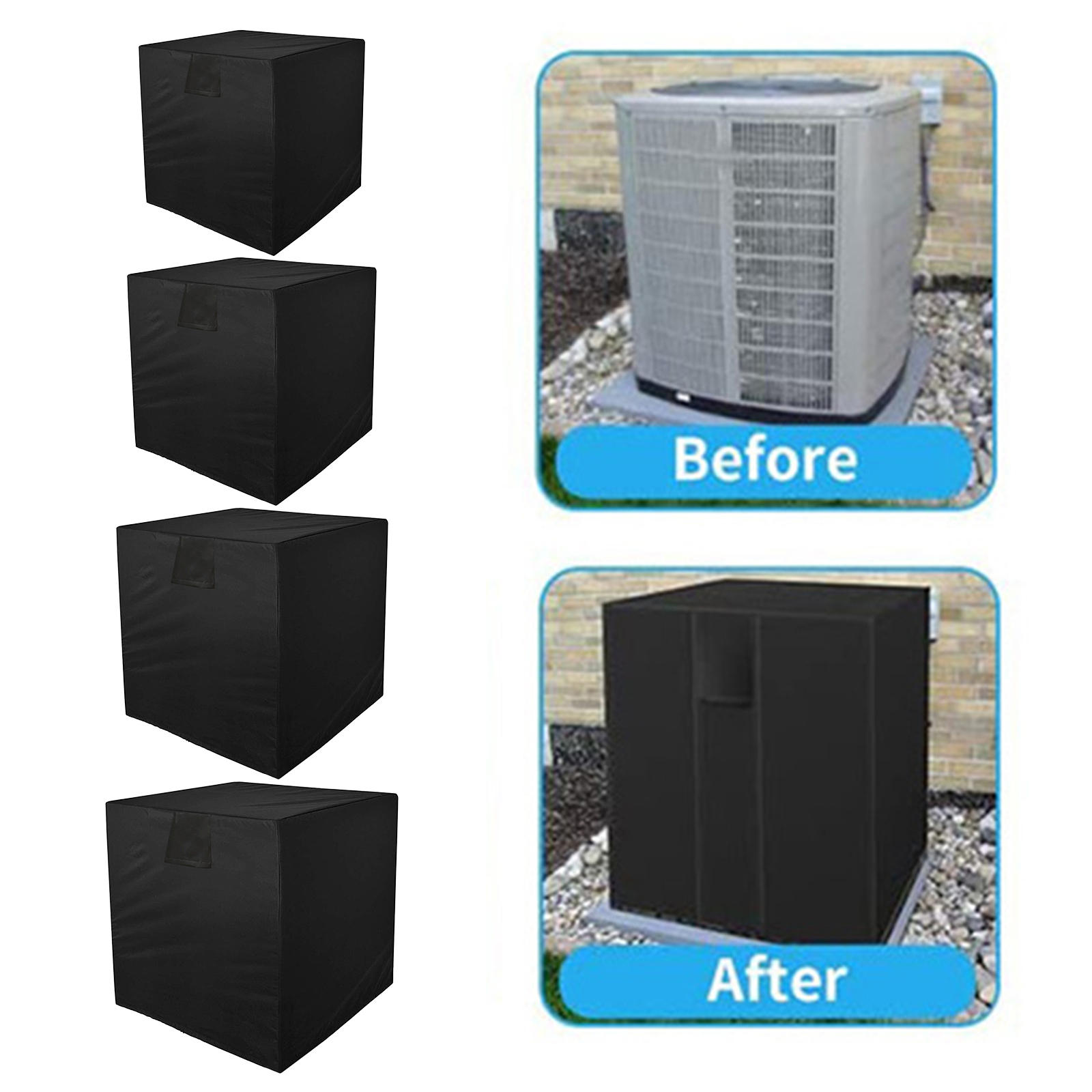 Window Air Conditioner Cover for Outside   Units, Outdoor Waterproof Rain Weather Windows   Unit Protect Covers