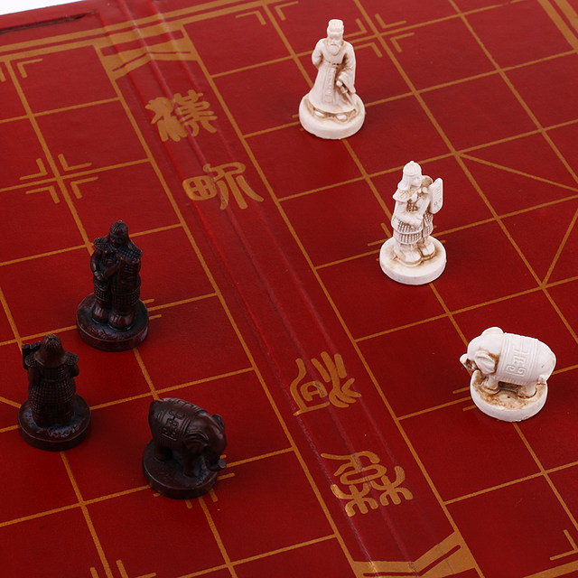 Vintage wooden Chinese selling traveling Chess