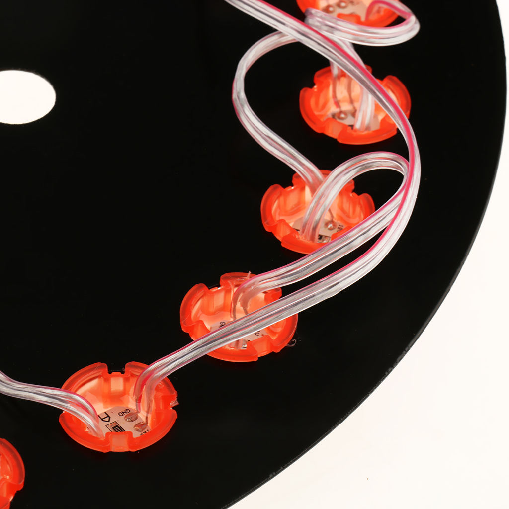 dolity Spare Wheel Tire 3rd 25LED Brake Light Lamp for Jeep Wrangler TJ JK 1996-17